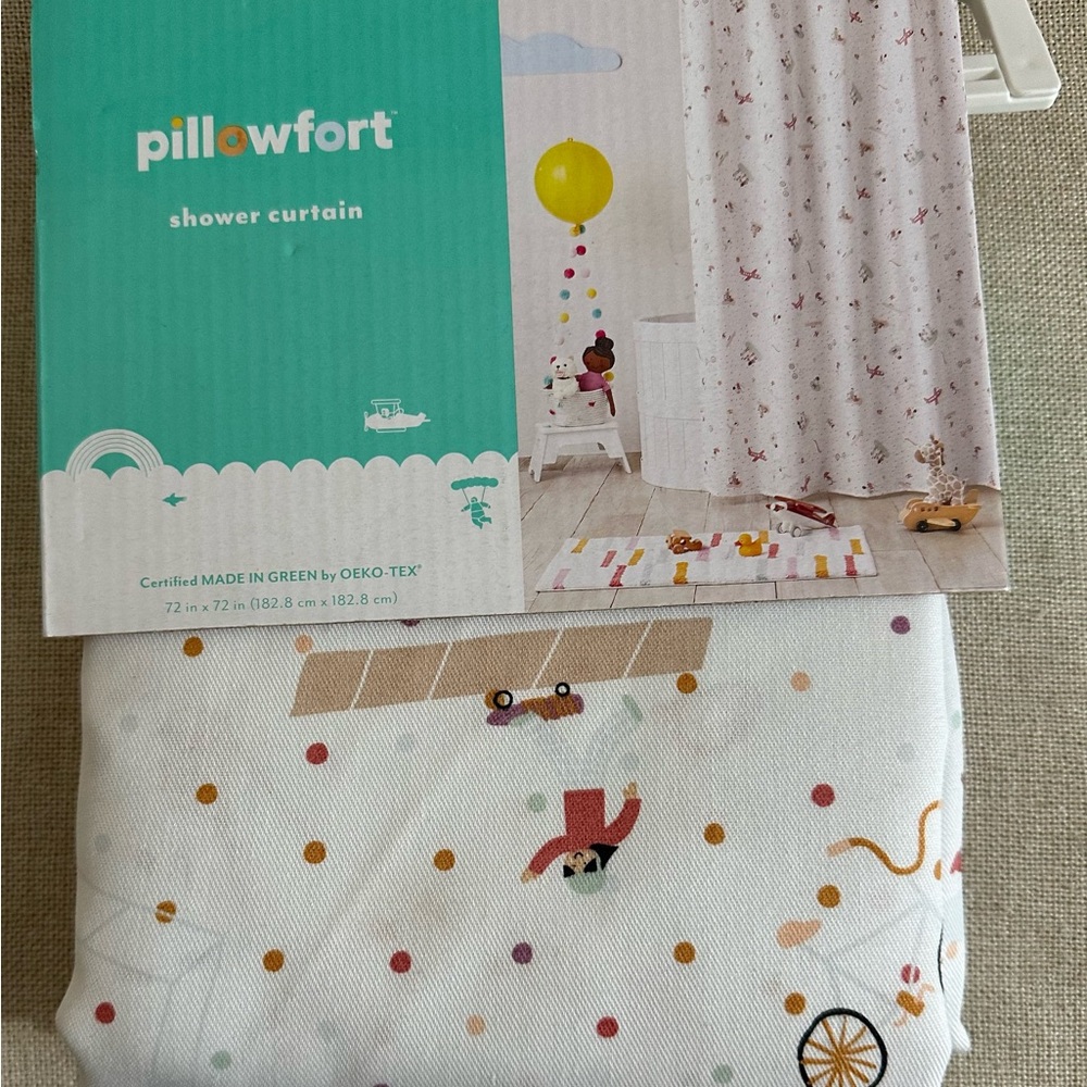 Pillowfort Multicolor Shower Curtain
